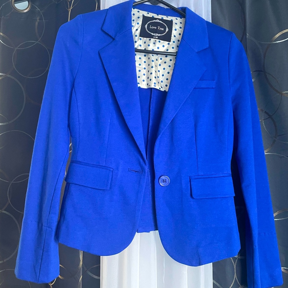 Royal blue blazer, small